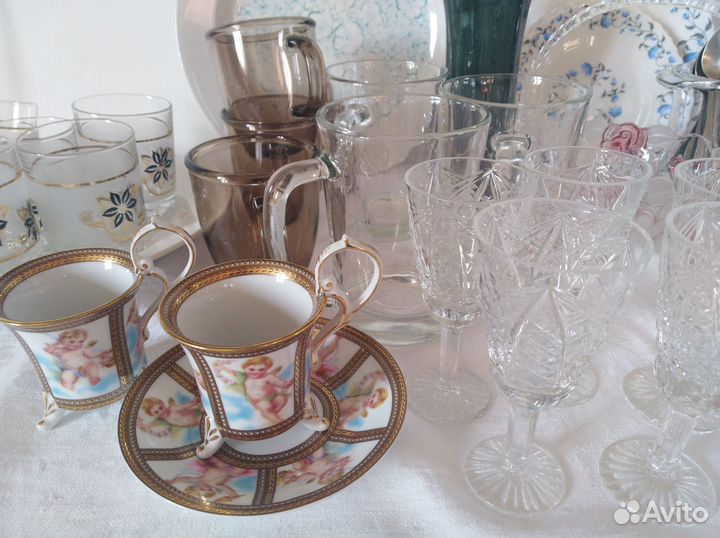 Кружки Ложки Стаканы Вазы