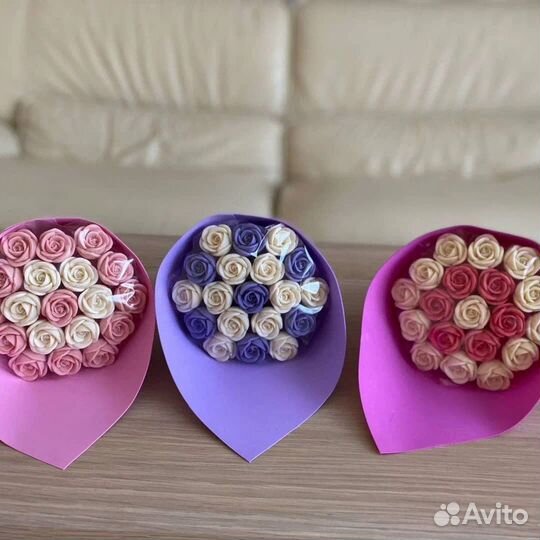 Букет из шоколадных роз