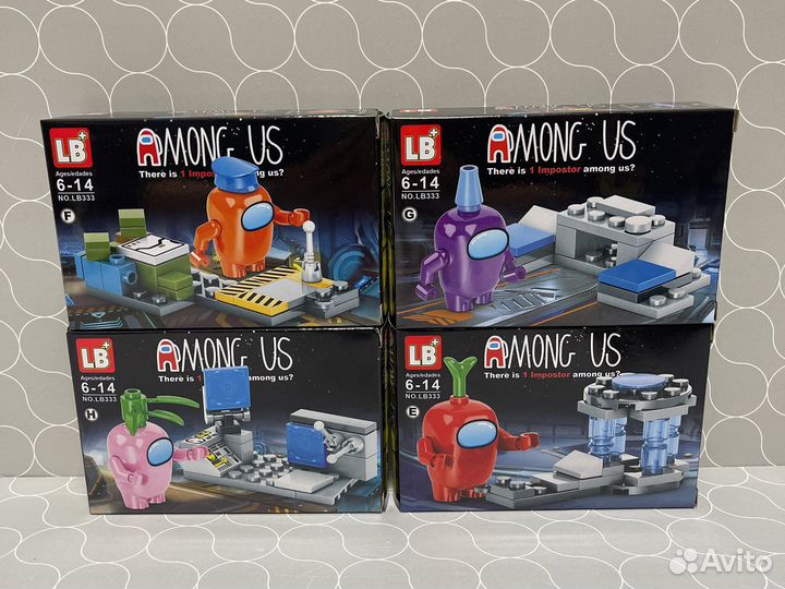 Lego Among Us комплект мини конструкторов 8в1