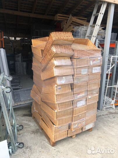 Корзина плетеная бу