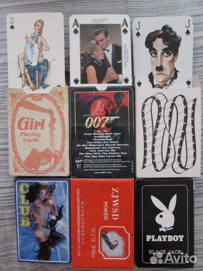 Игральные карты колоды сувенирные импортные