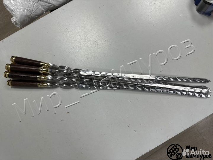 Шампура с деревянной ручкой