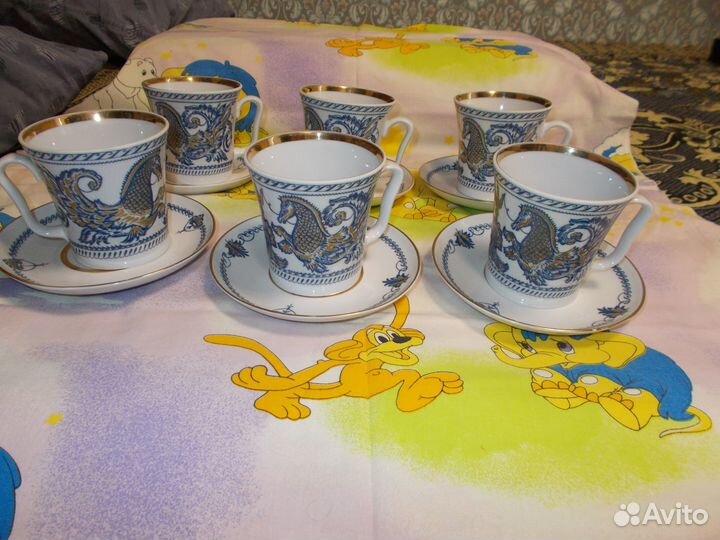 Сервиз. Чайные пары. Бокалы лфз