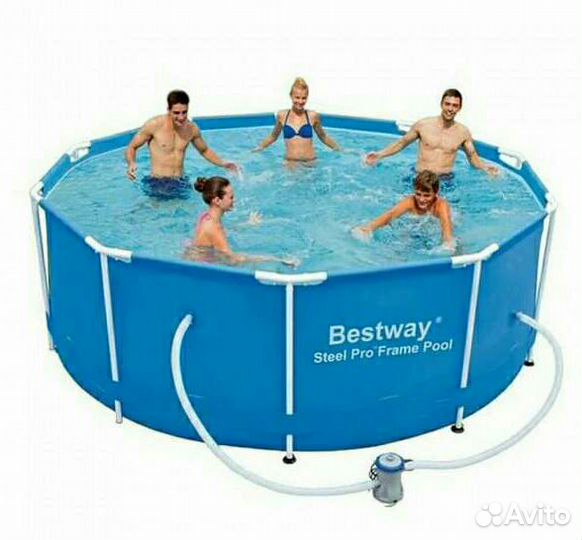 Каркасный бассейн в баню 305х100 новый