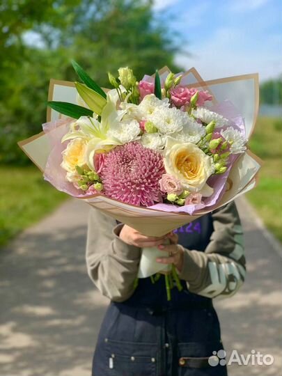 Цветы букет Flowers124 доставка