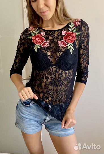 Кружевная кофта