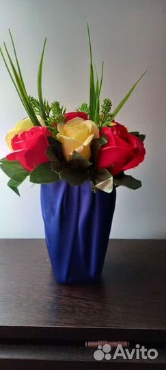 Букет цветов из мыла