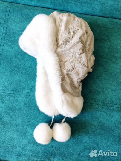 Шапка-ушанка для девочки