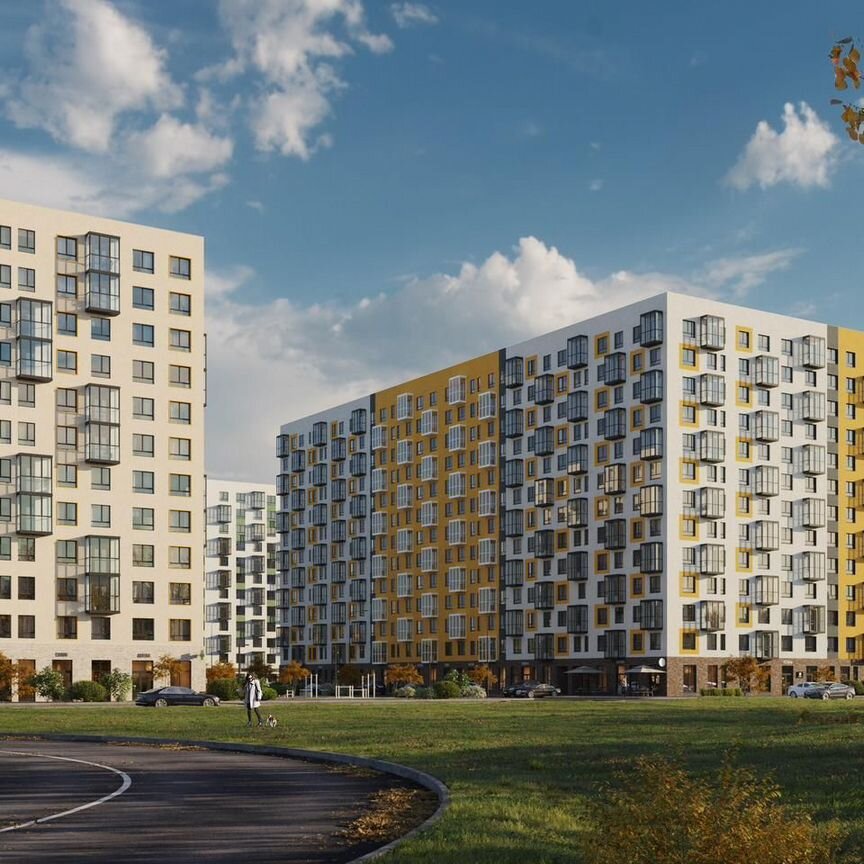 3-к. квартира, 70,4 м², 2/13 эт.