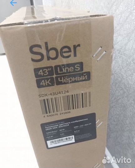 Новый Телевизор Sber 43'' 4k 2024