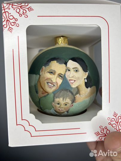 Новогодние шары ручной работы