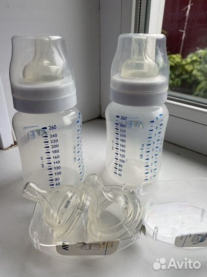Бутылочки для кормления avent