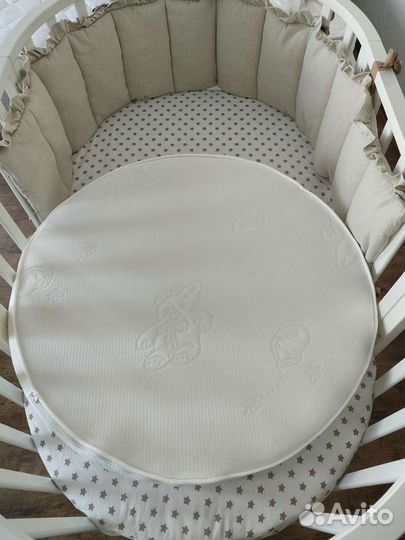 Матрас детский круглый