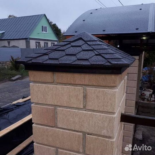 Колпак заглушка для защиты столба 385*385