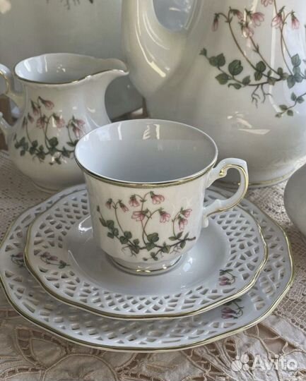Винтажный резной фарфор в ассортименте