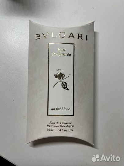 Bvlgari одеколон Eau Parfumee au The Blanc