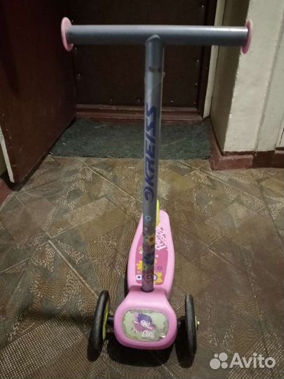 Самокат детский трехколесный бу