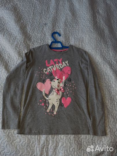 Футболка с длинным рукавом для девочки