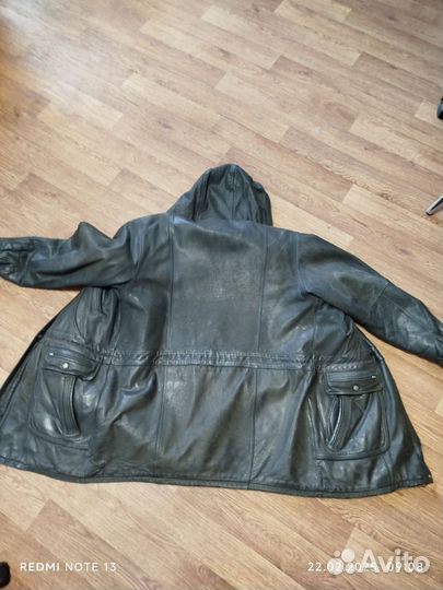 Мужская зимняя куртка 50 кожа