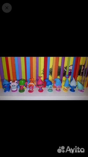 Игрушки тролли из шаров чупачупс