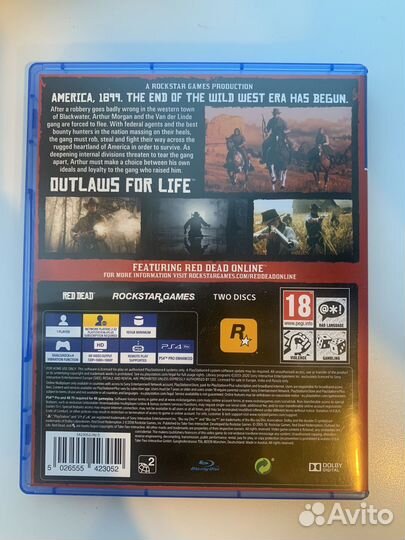 Read dead redemption 2 ps4 диск