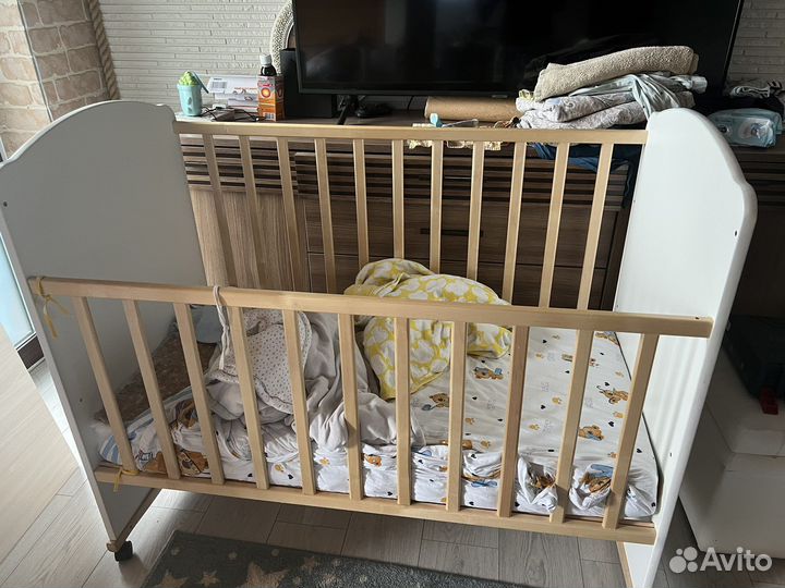 Коляска+детская кроватка