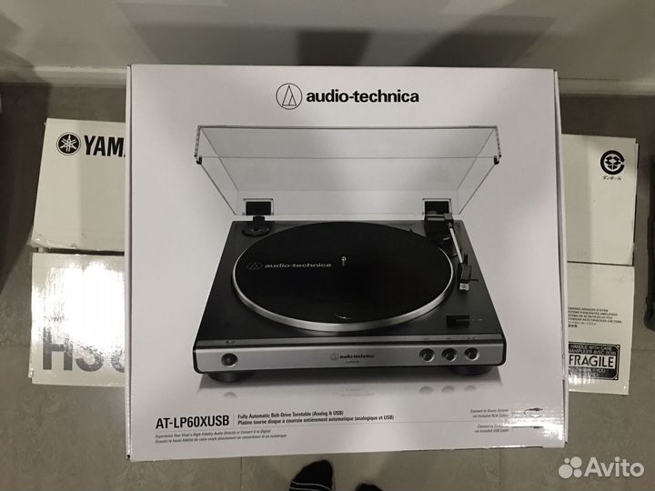 Виниловый проигрыватель audio technica AT lp60xusb
