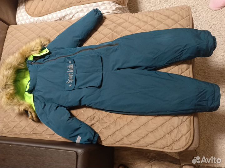 Комбинезон зимний на мальчика рост 116 122
