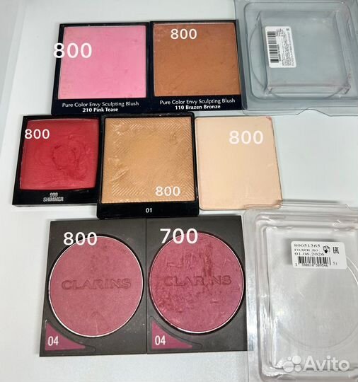 Тестеры румяна, пудра оригинал