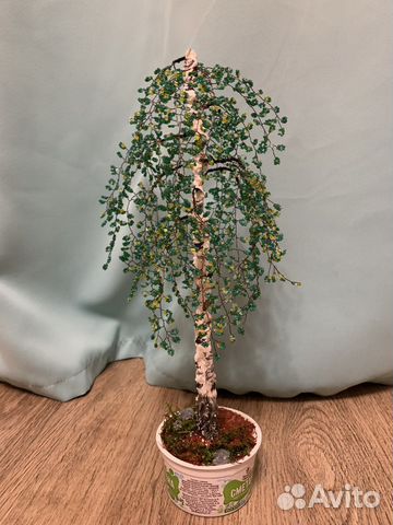 Деревья из бисера