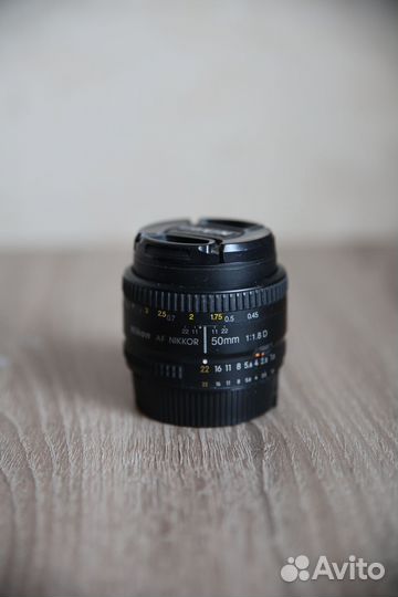 Объектив nikon 50mm 1,8D