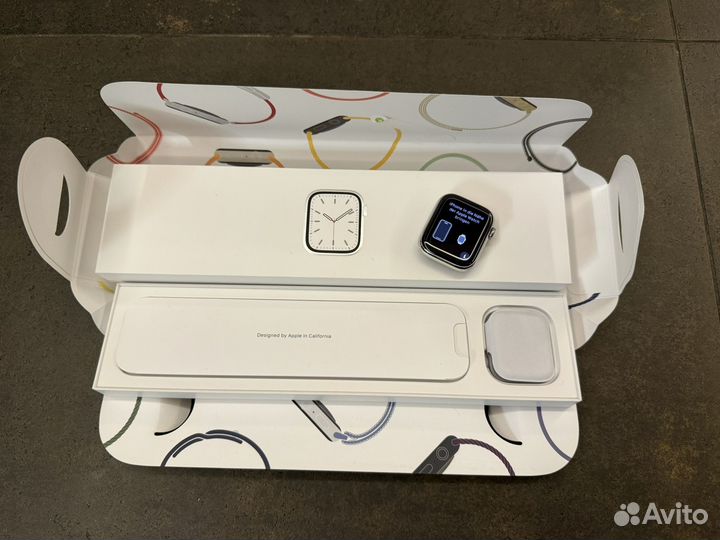 Часы apple watch 7 45 mm stainless steel