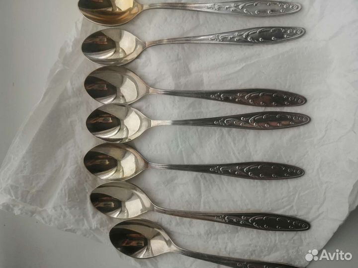 Ложки чайные мельхиоровые СССР