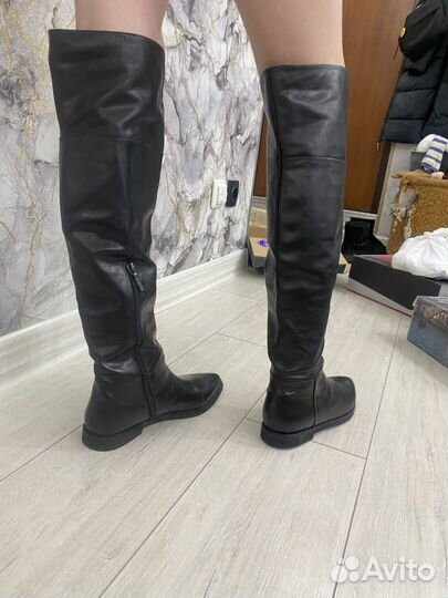 Сапоги женские натуральная кожа 37
