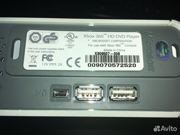 Привод HD DVD Player для Xbox 360
