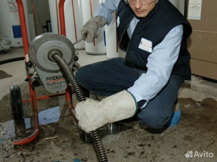 Сантехник Устранение засоров Прочистка канализации