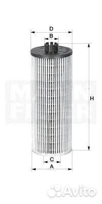 Фильтр масляный (картридж) vw tiguan 1, 4 07- / to