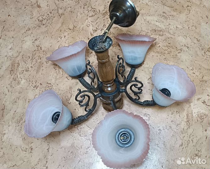 Люстра потолочная бу