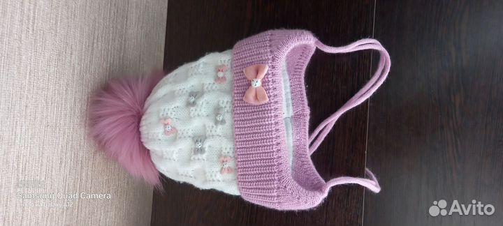 Шапка зимняя для девочки