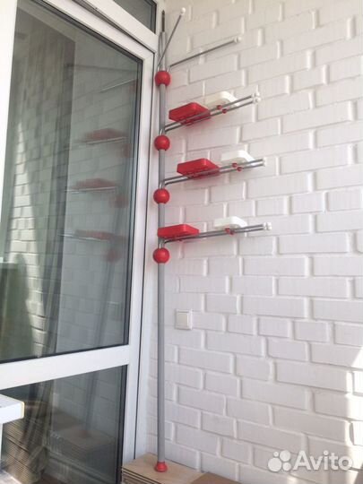 Угловая полка для ванной