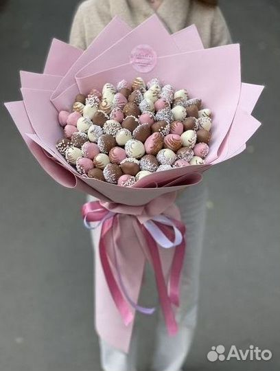 Клубничный букет с доставкой