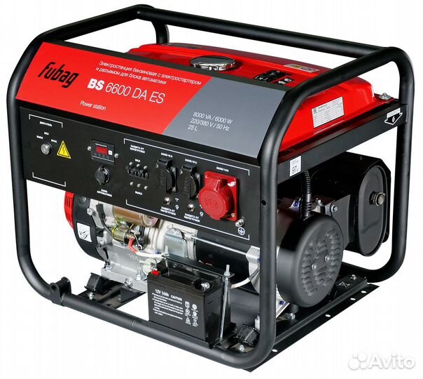 Электростанция бензиновая 6 кВт