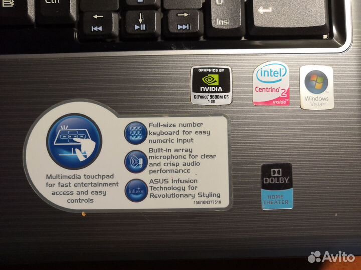 Ноутбук asus M50VM