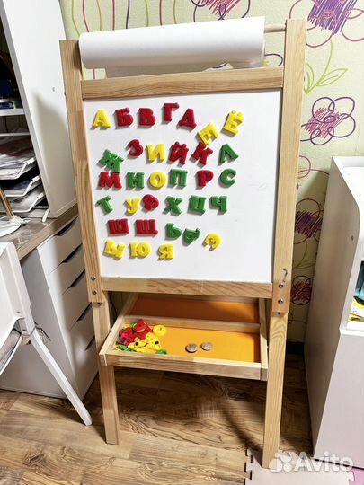Мольберт детский двухсторонний