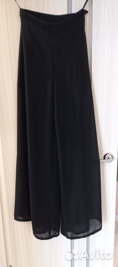 Шифоновые широкие брюки