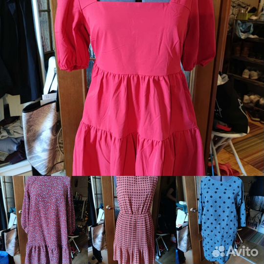 Новое красное Платье befree 48р