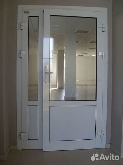 Пластиковые входные двери 1700*2200h, усиленные