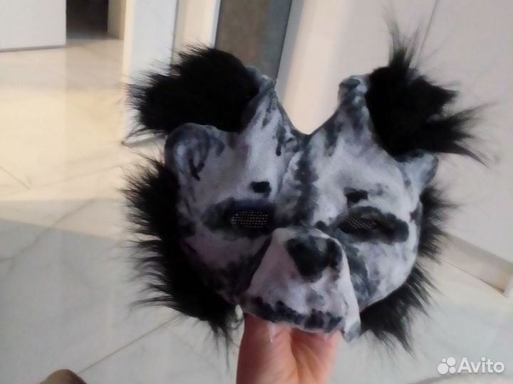 Маска для квадробики волк