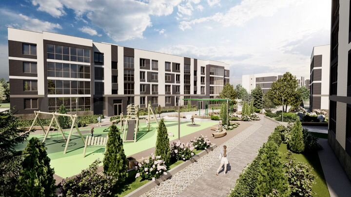 2-к. квартира, 62,1 м², 4/4 эт.