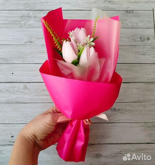 Букеты из мыла ручной работы